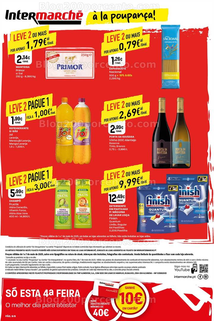 Antevisão Folheto INTERMARCHÉ Promoções de 1 maio a 7 maio