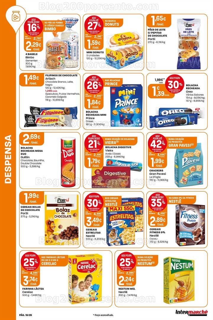 Antevisão Folheto INTERMARCHÉ Super Promoções de 1 maio a 7 maio