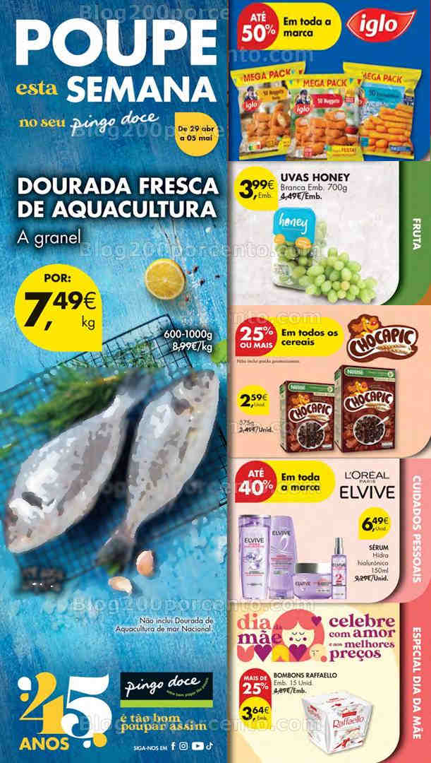 Antevisão Folheto PINGO DOCE Lojas Pequenas Promoções de 29 abril a 5 maio