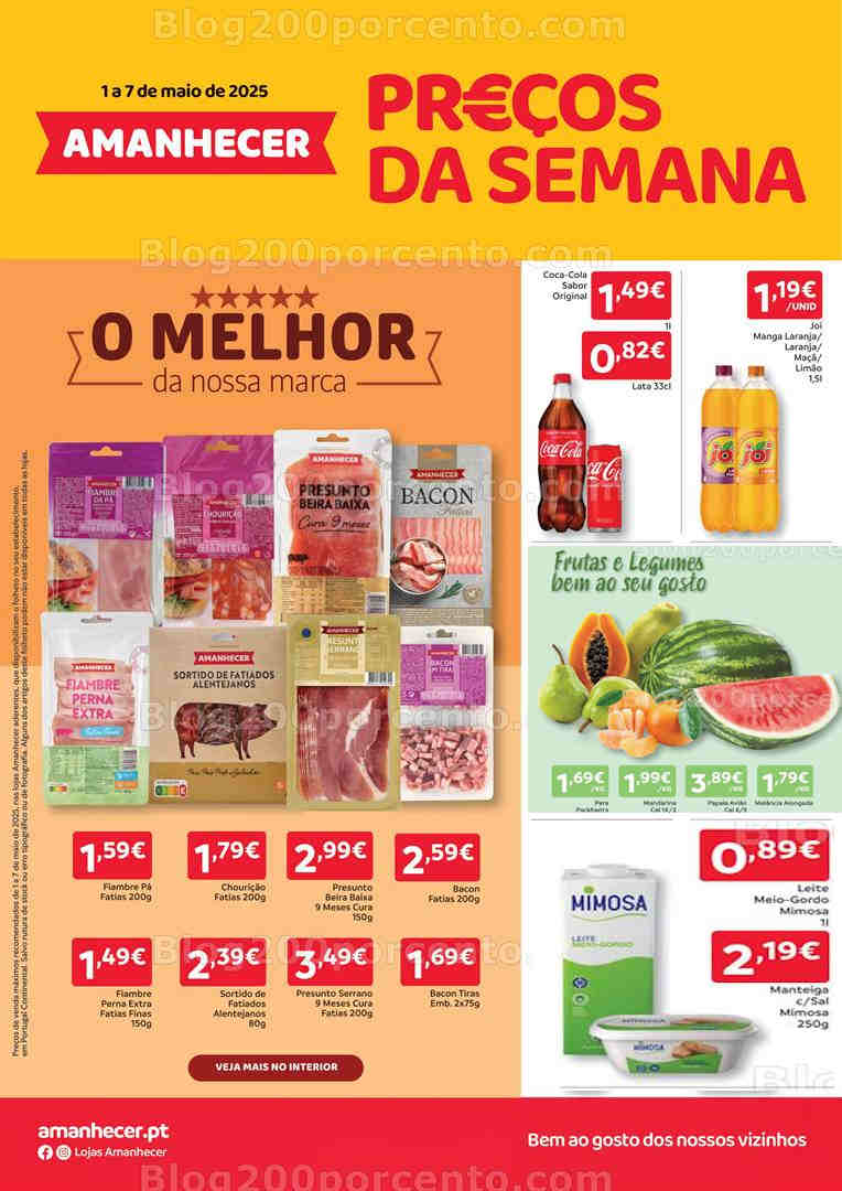 Antevisão Folheto AMANHECER Promoções de 1 maio a 7 maio