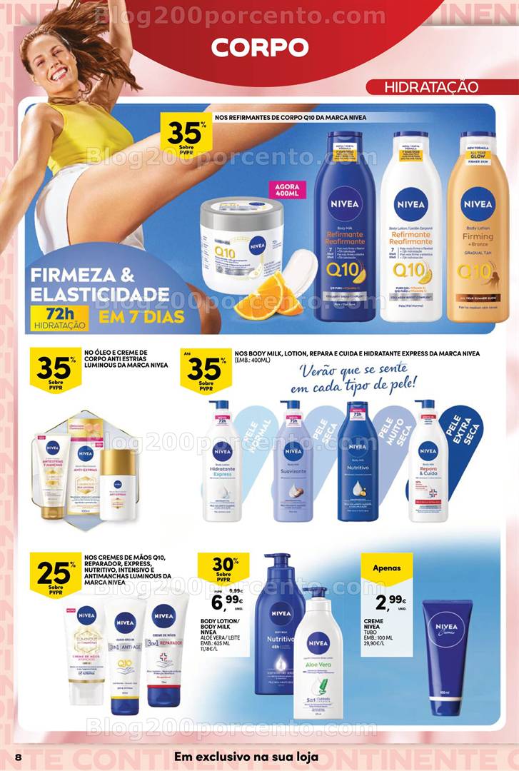 Antevisão Folheto CONTINENTE Beleza Verão Promoções de 6 a 18 maio
