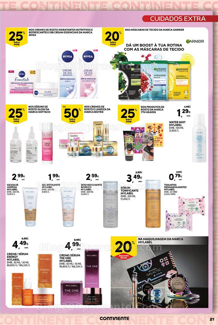 Antevisão Folheto CONTINENTE Beleza Verão Promoções de 6 a 18 maio