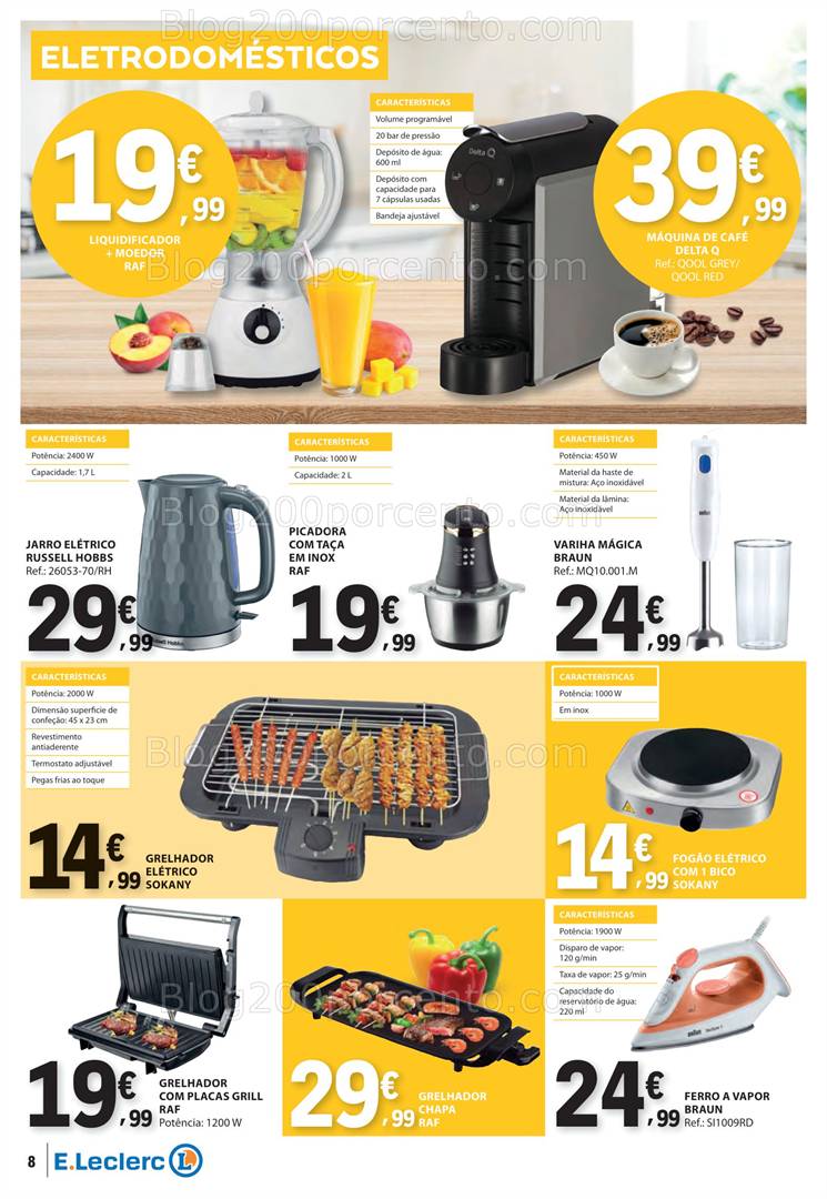 Antevisão Folheto E-LECLERC Promoções de 8 a 21 maio all