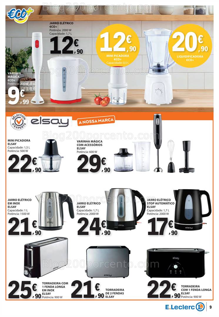 Antevisão Folheto E-LECLERC Promoções de 8 a 21 maio all