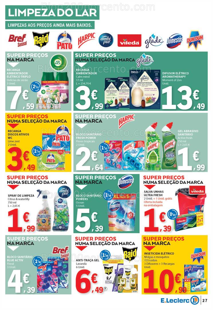 Antevisão Folheto E-LECLERC Promoções a partir de 8 a 14 maio all