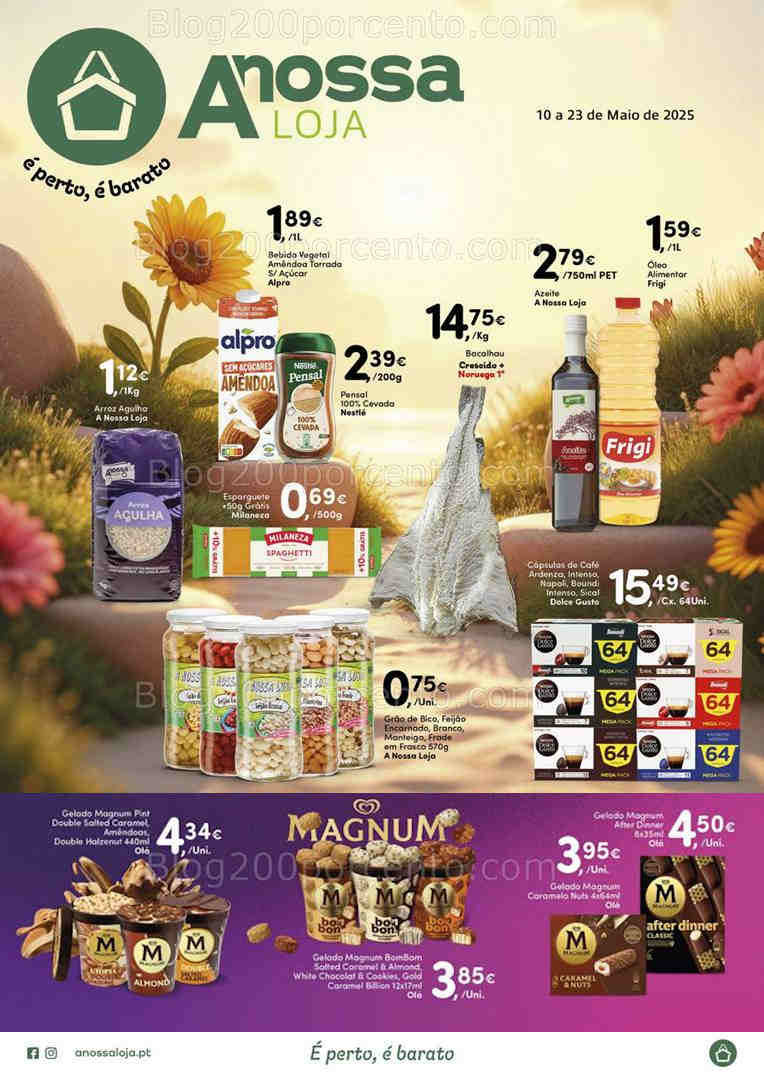 Antevisão Folheto A NOSSA LOJA Promoções de 10 a 23 maio