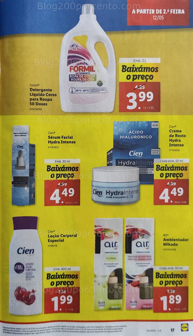 Antevisão Folheto LIDL Promoções de 12 a 18 maio baixa