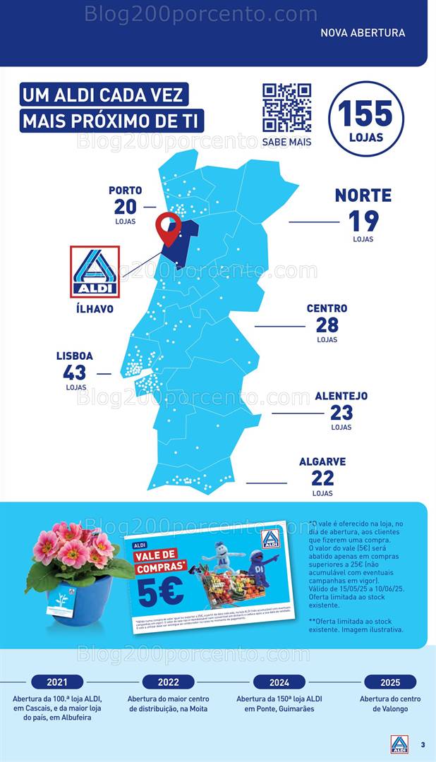Antevisão Folheto ALDI Abertura Ílhavo Promoções de 14 a 20 maio