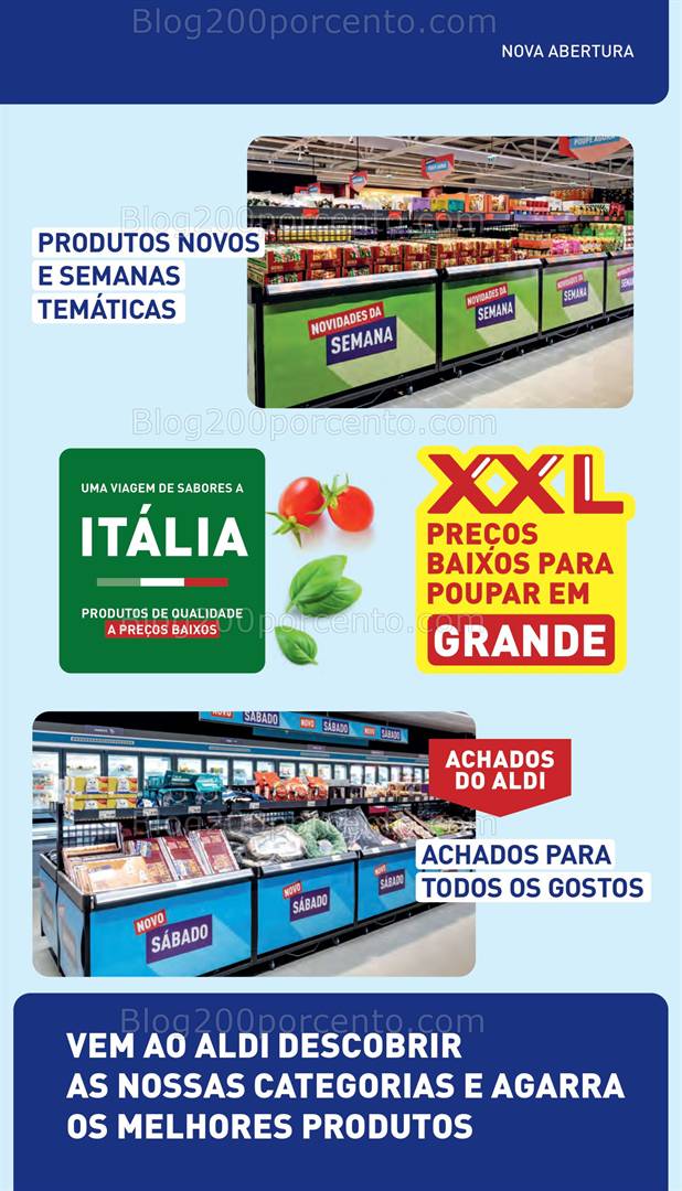 Antevisão Folheto ALDI Abertura Ílhavo Promoções de 14 a 20 maio