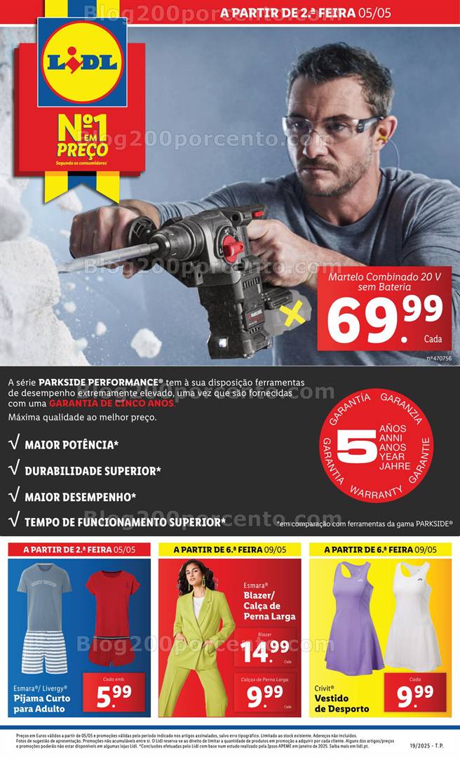 Antevisão Folheto LIDL Bazar Promoções de 5 a 15 maio - Edição Digital