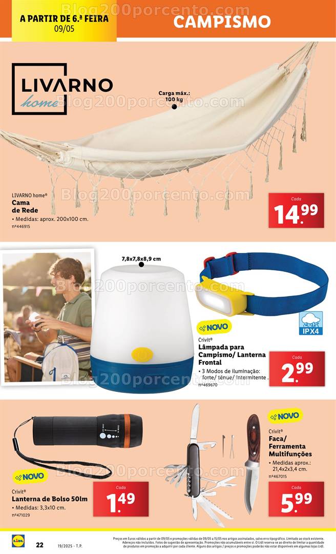 Antevisão Folheto LIDL Bazar Promoções de 5 a 15 maio - Edição Digital