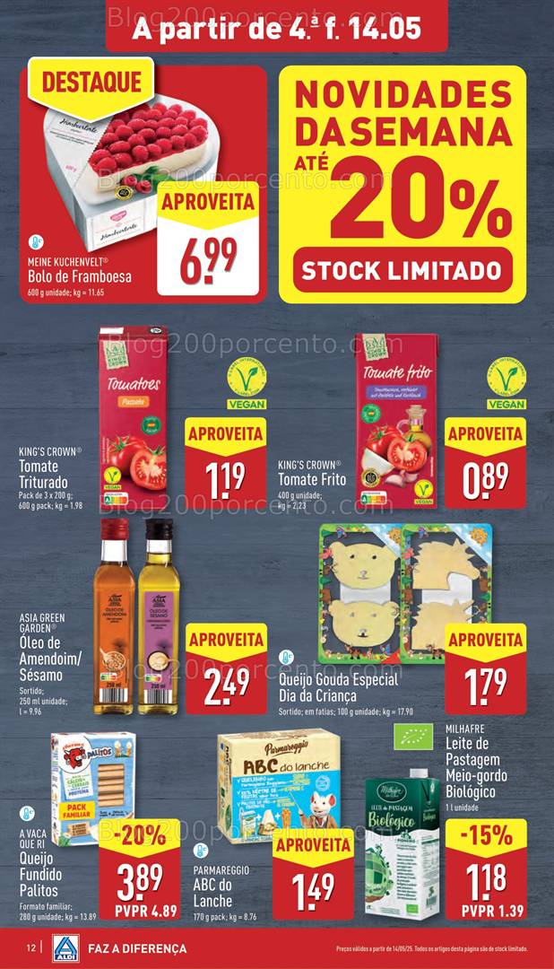 Antevisão Folheto ALDI Promoções de 14 a 20 maio all