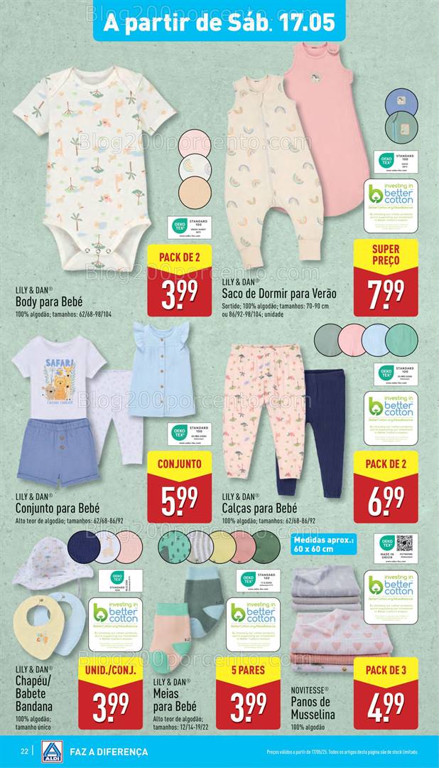 Antevisão Folheto ALDI Achados Promoções de 17 a 20 maio achados