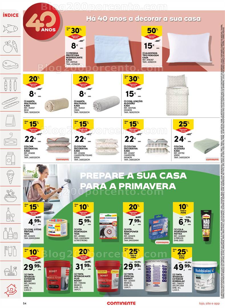 Antevisão Folheto CONTINENTE Promoções de 6 a 12 maio bazar