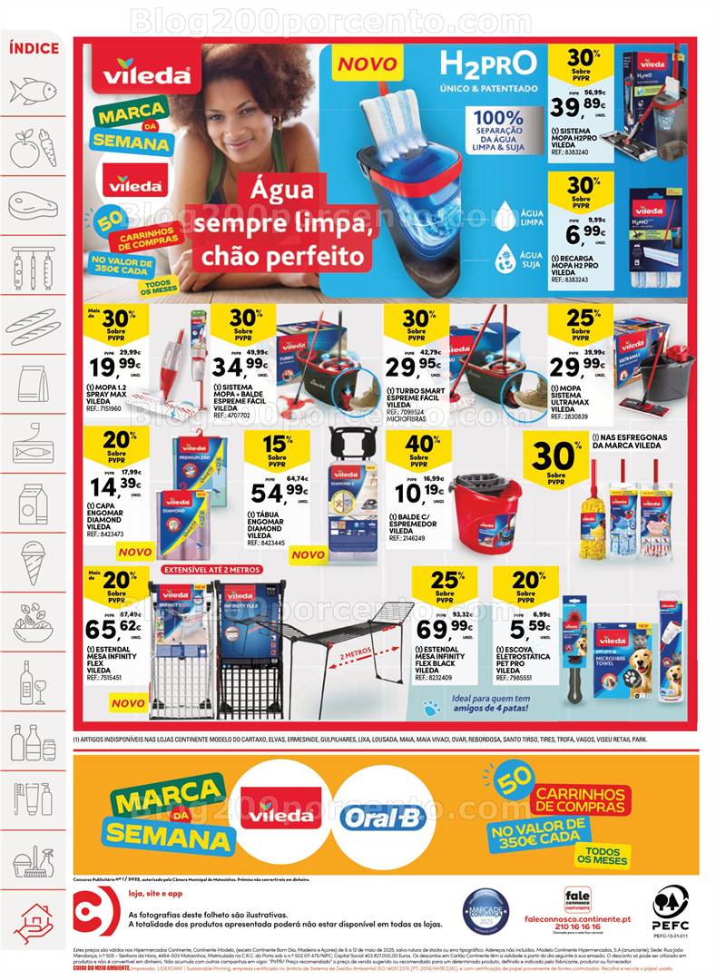 Antevisão Folheto CONTINENTE Promoções de 6 a 12 maio bazar
