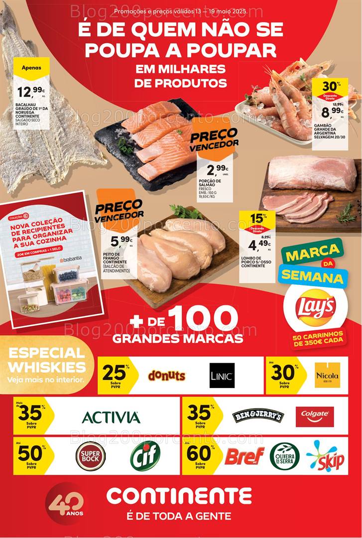Antevisão Folheto CONTINENTE Promoções de 13 a 19 maio all