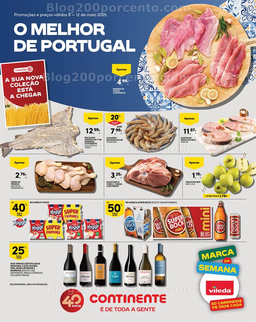 Antevisão Folheto CONTINENTE Madeira Promoções de 6 a 12 maio