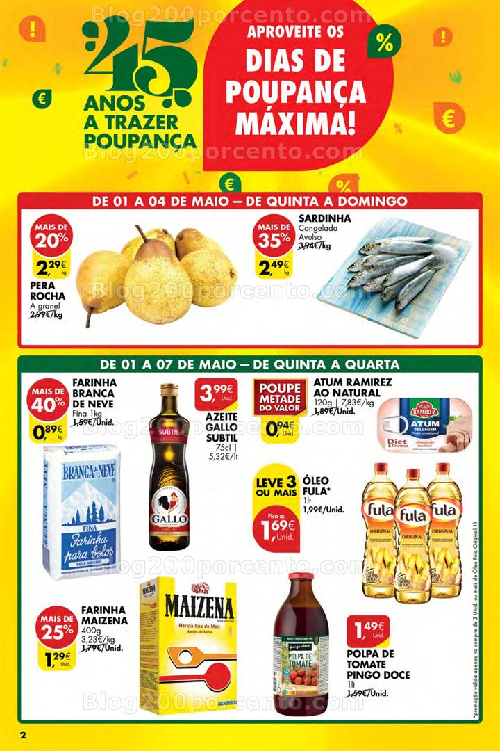 Antevisão Folheto PINGO DOCE Açores Extra - 1 de maio a 7 de maio