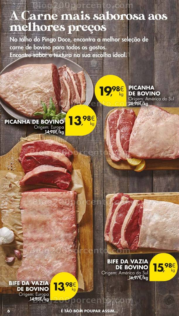 Antevisão Folheto PINGO DOCE Frescos da Semana Promoções de 6 a 12 maio frescos