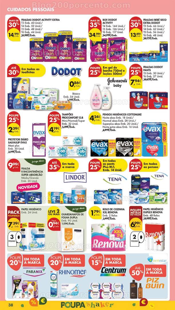 Antevisão Folheto PINGO DOCE Higiene e Limpeza Promoções de 6 a 12 maio higiene