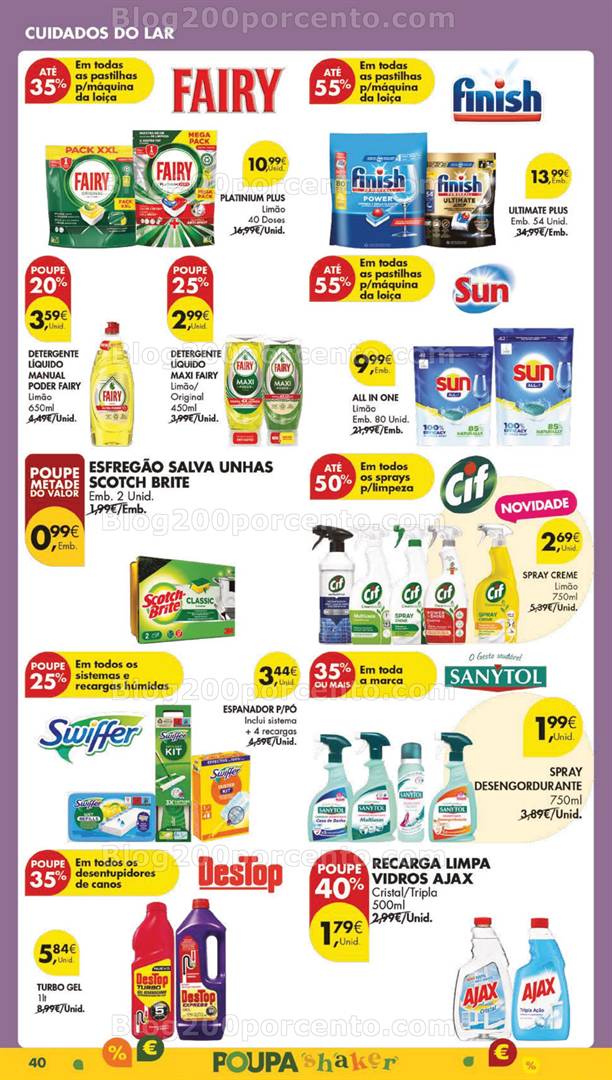 Antevisão Folheto PINGO DOCE Higiene e Limpeza Promoções de 6 a 12 maio higiene
