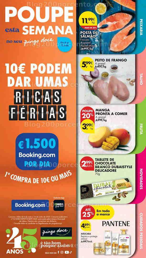 Antevisão Folheto PINGO DOCE Promoções de 6 a 12 maio
