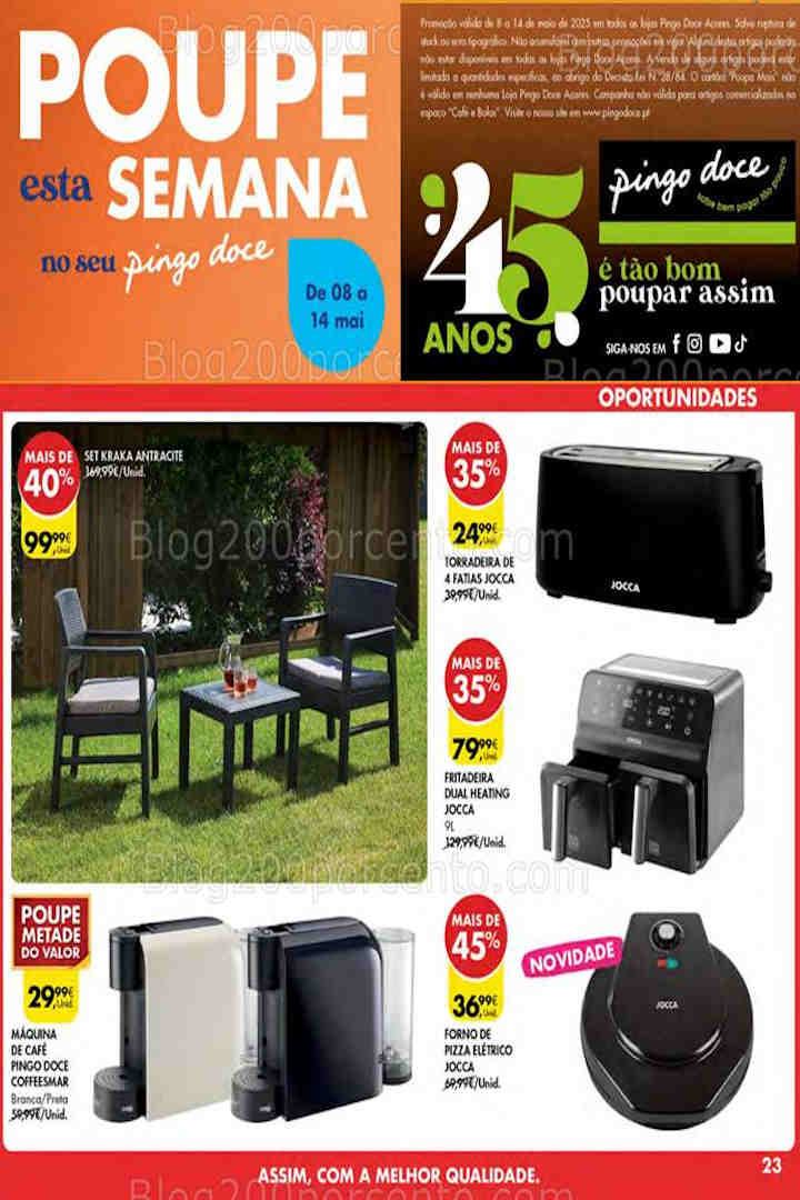 Antevisão Folheto PINGO DOCE Bazar Açores Promoções de 8 a 14 maio