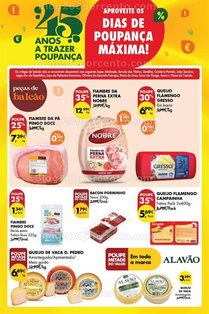 Antevisão Folheto PINGO DOCE Especial 1 de maio - só de 1 maio 