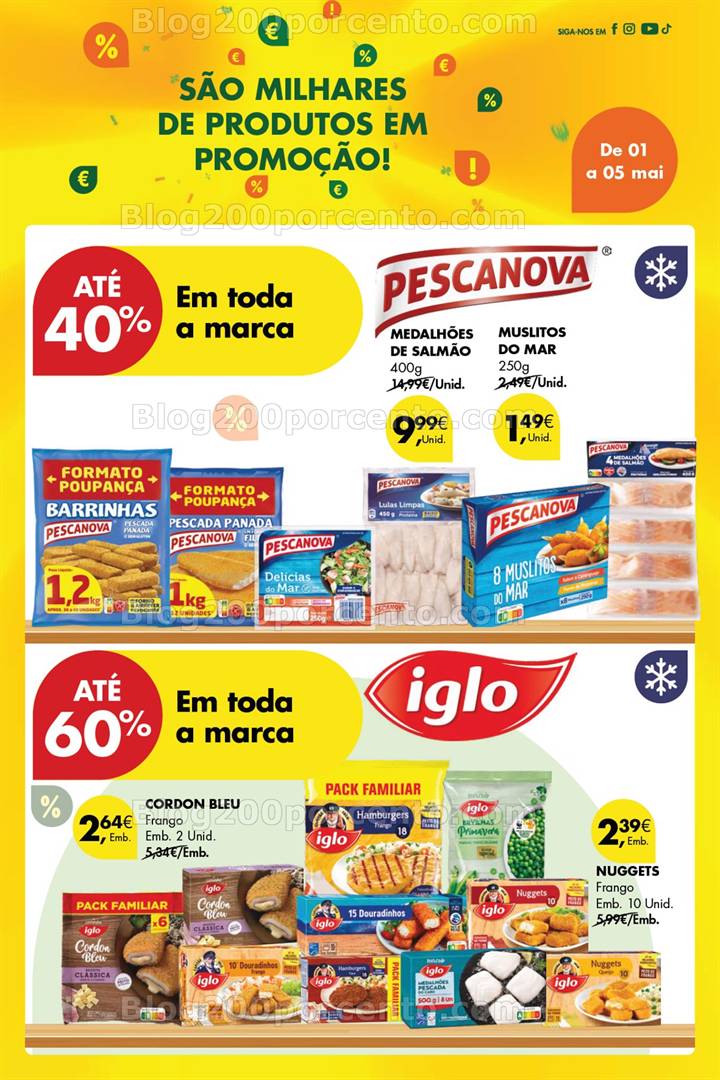 Antevisão Folheto PINGO DOCE Especial 1 de maio - só de 1 maio 