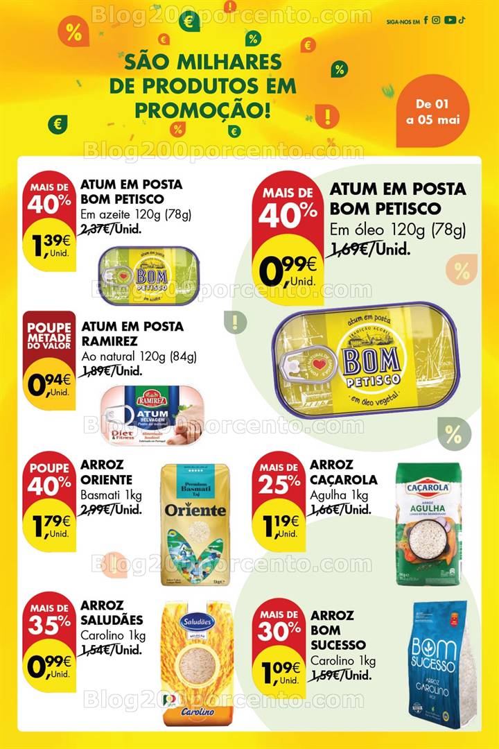 Antevisão Folheto PINGO DOCE Especial 1 de maio - só de 1 maio 