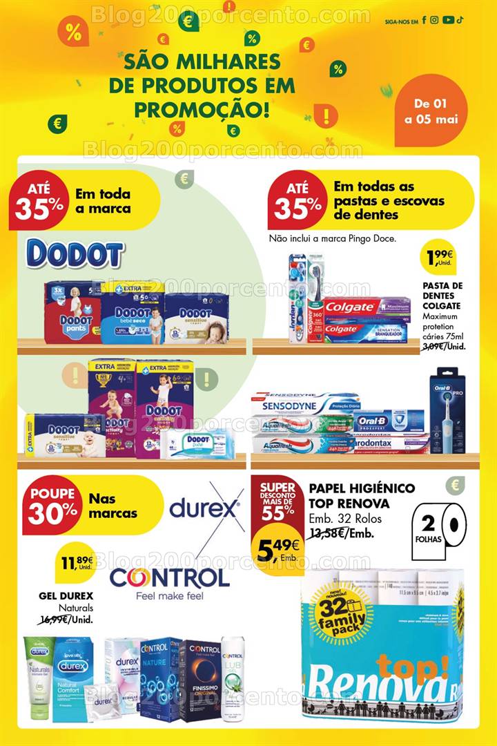 Antevisão Folheto PINGO DOCE Especial 1 de maio - só de 1 maio
