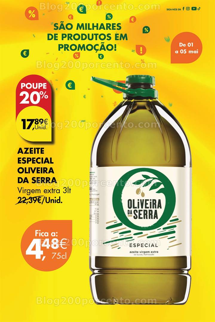 Antevisão Folheto PINGO DOCE Especial 1 de maio - só de 1 maio