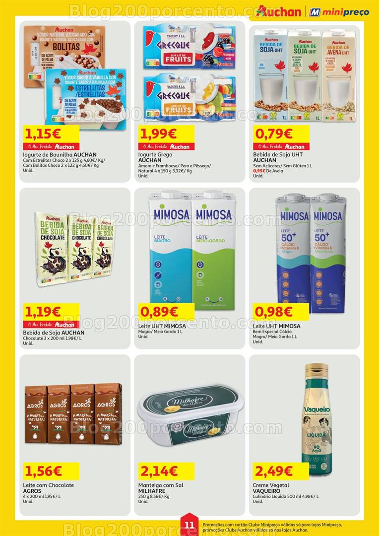 Antevisão Folheto AUCHAN - MINIPREÇO Promoções de 8 a 14 maio