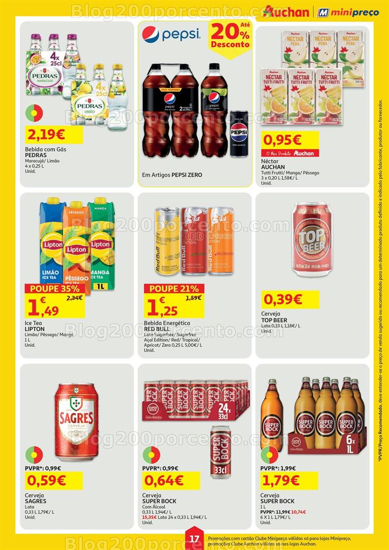 Antevisão Folheto AUCHAN - MINIPREÇO Promoções de 8 a 14 maio