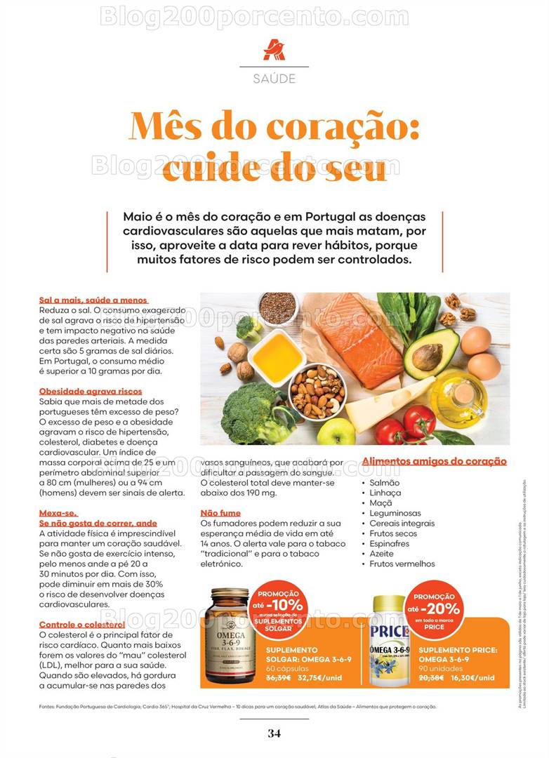 Antevisão Folheto AUCHAN Saúde e Bem-Estar Promoções de 1 de maio a 1 de junho