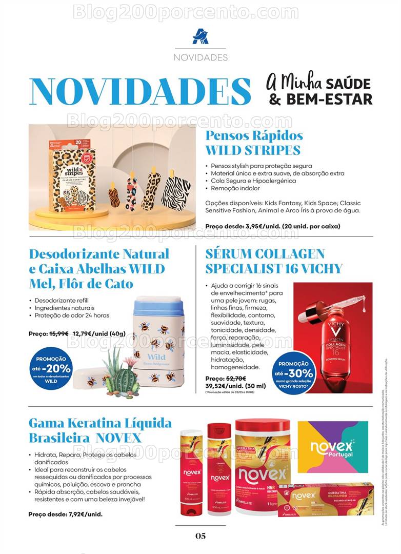 Antevisão Folheto AUCHAN Saúde e Bem-Estar Promoções de 1 de maio a 1 de junho