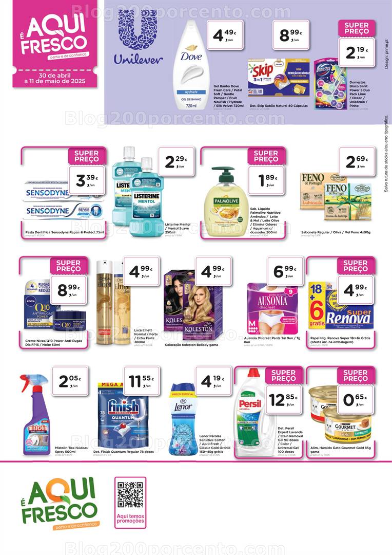 Antevisão Folheto AQUI É FRESCO Promoções de 30 abril a 11 maio