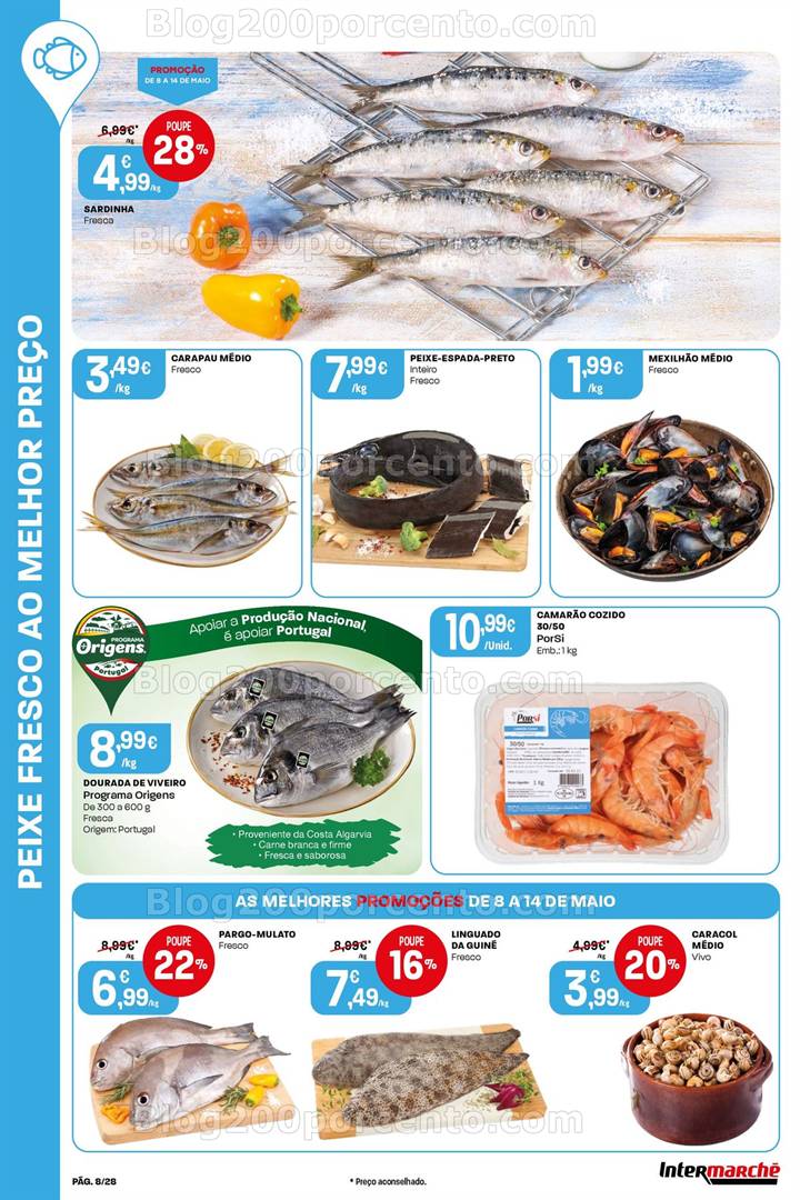Antevisão Folheto INTERMARCHÉ Super Promoções de 8 a 14 maio all