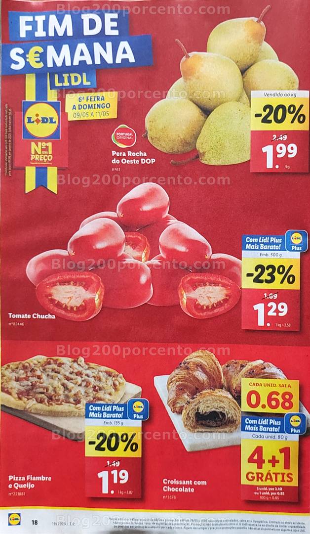 Antevisão Folheto LIDL Promoções Fim de Semana - 9 a 11 maio fim de semana