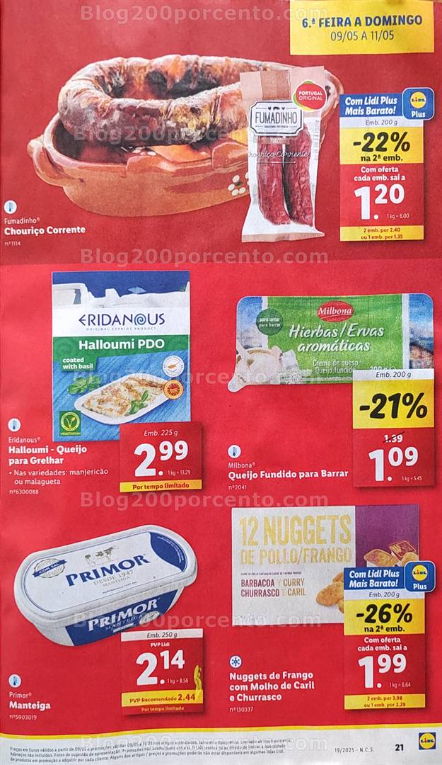 Antevisão Folheto LIDL Promoções Fim de Semana - 9 a 11 maio fim de semana
