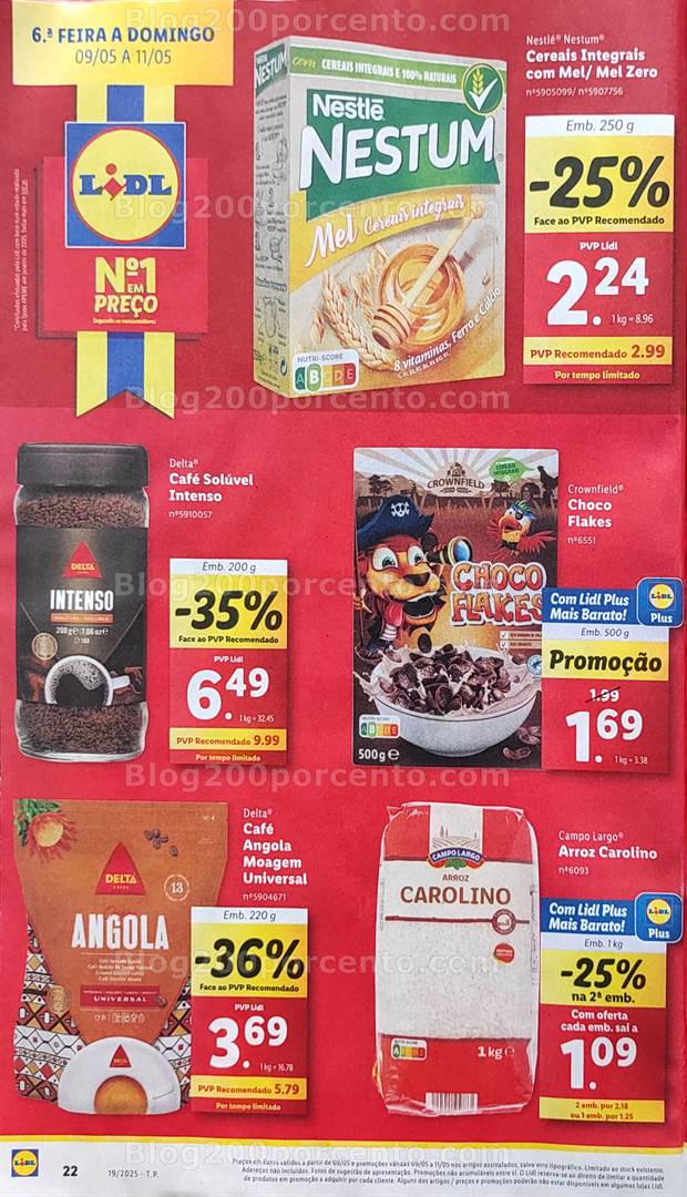 Antevisão Folheto LIDL Promoções Fim de Semana - 9 a 11 maio fim de semana
