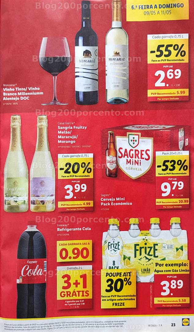 Antevisão Folheto LIDL Promoções Fim de Semana - 9 a 11 maio fim de semana