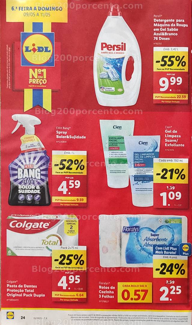 Antevisão Folheto LIDL Promoções Fim de Semana - 9 a 11 maio fim de semana