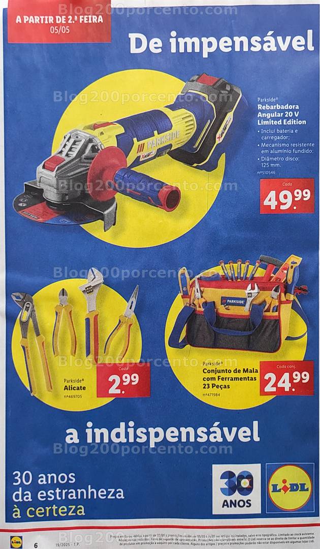 Antevisão Folheto LIDL Bazar Promoções de 5 a 11 maio all