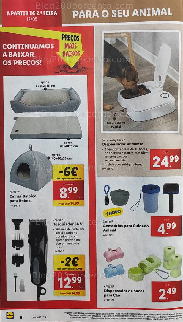 Antevisão Folheto LIDL Bazar Promoções de 16 a 22 de maio baixa de preços