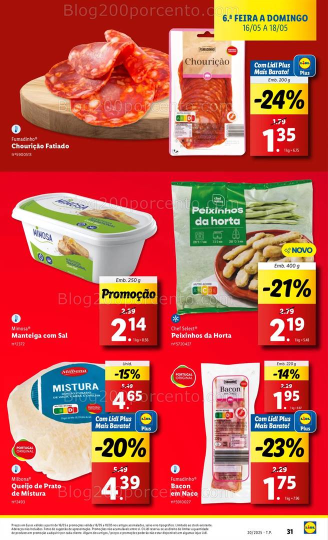 Antevisão Folheto LIDL Promoções Fim de Semana - 16 a 18 maio fim de semana