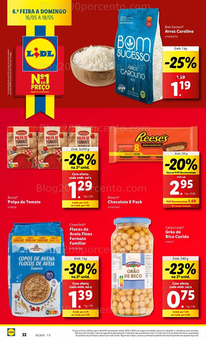 Antevisão Folheto LIDL Promoções Fim de Semana - 16 a 18 maio fim de semana