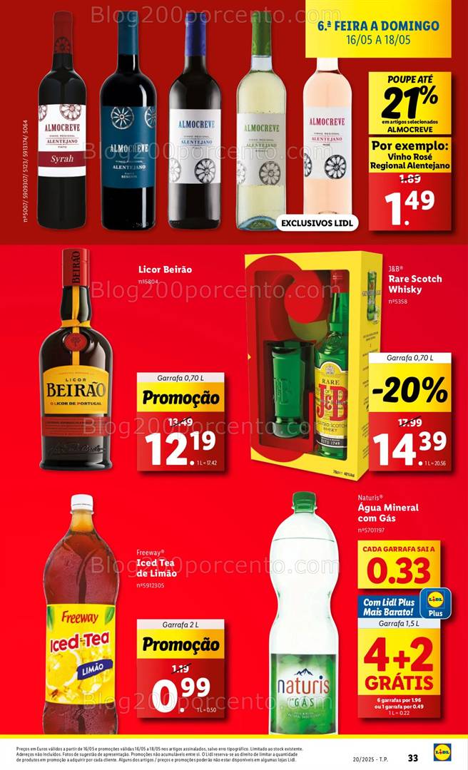 Antevisão Folheto LIDL Promoções Fim de Semana - 16 a 18 maio fim de semana