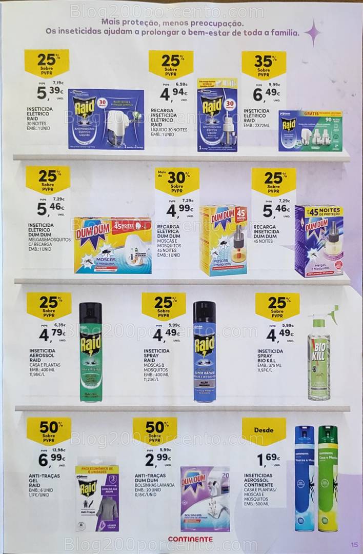Antevisão Folheto CONTINENTE Limpeza Promoções de 13 a 25 maio