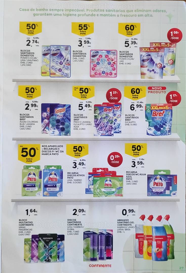 Antevisão Folheto CONTINENTE Limpeza Promoções de 13 a 25 maio
